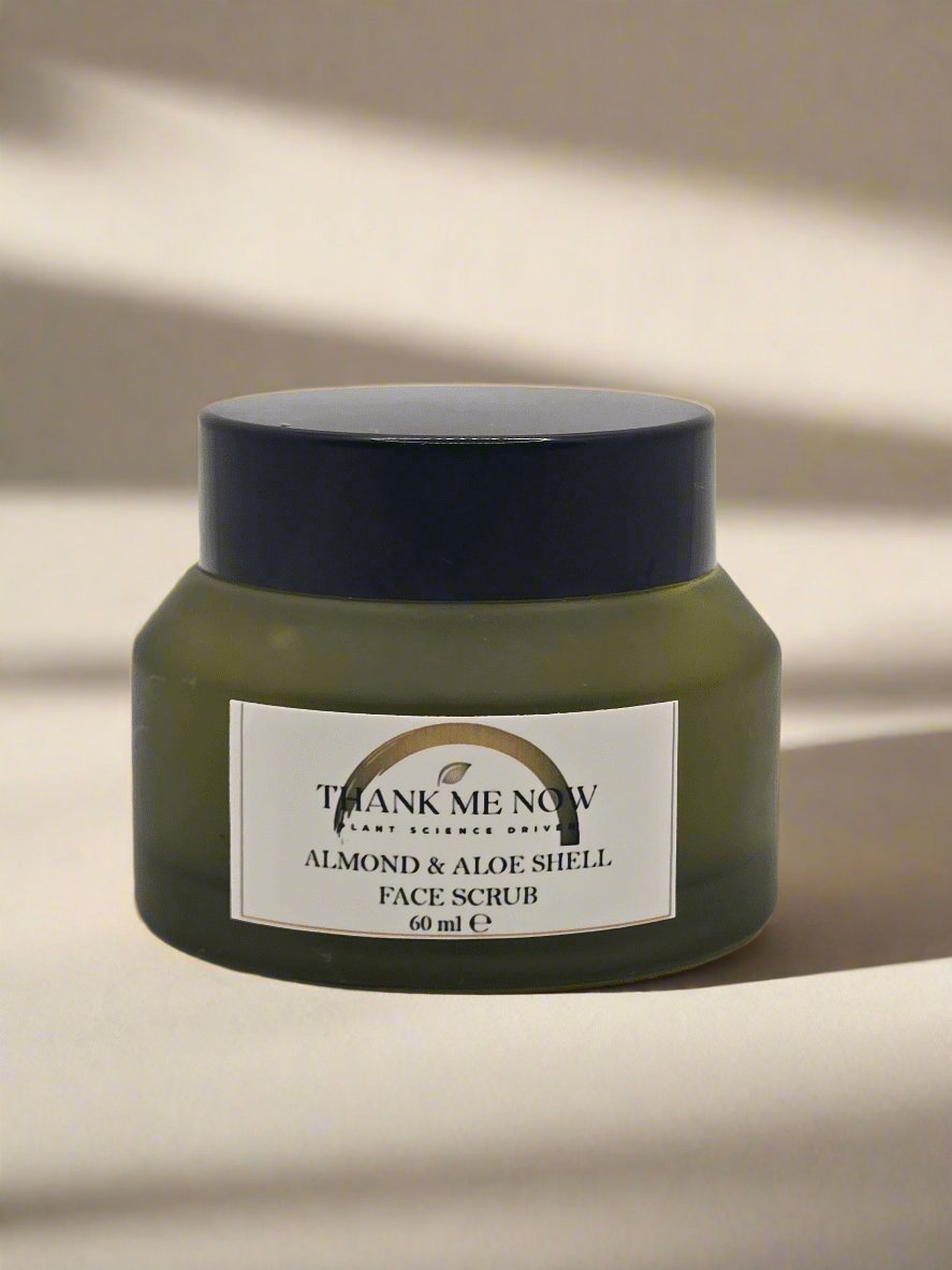 Almond & Aloe Shell Scrub - Gentle Exfoliation for Sensitive Skin - Thank Me Now