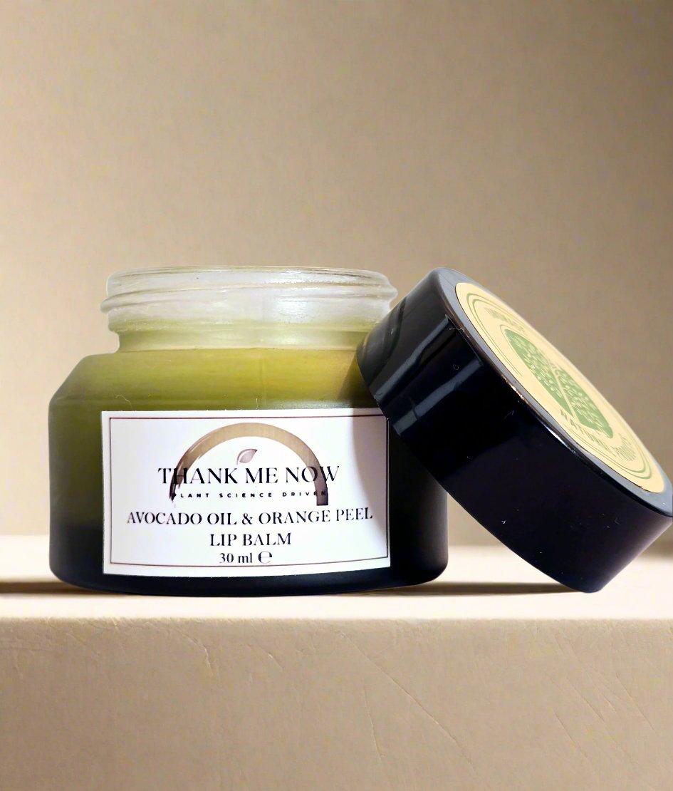 Avocado Oil & Orange Peel Lip Balm - Glossy - Thank Me Now