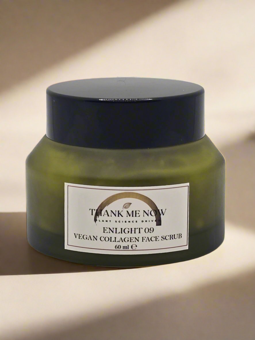 Enlight 09 Vegan Collagen Face Scrub - Enhance Skin Elasticity & Glow Naturally - Thank Me Now