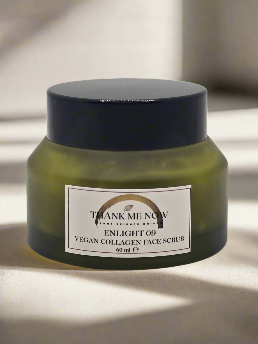 Enlight 09 Vegan Collagen Face Scrub - Enhance Skin Elasticity & Glow Naturally - Thank Me Now