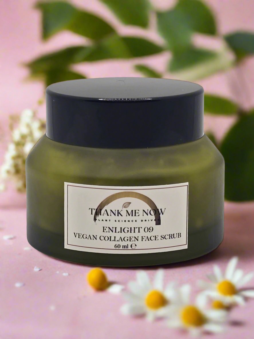 Enlight 09 Vegan Collagen Face Scrub - For Skin Elasticity & Healthy Glow - Thank Me Now