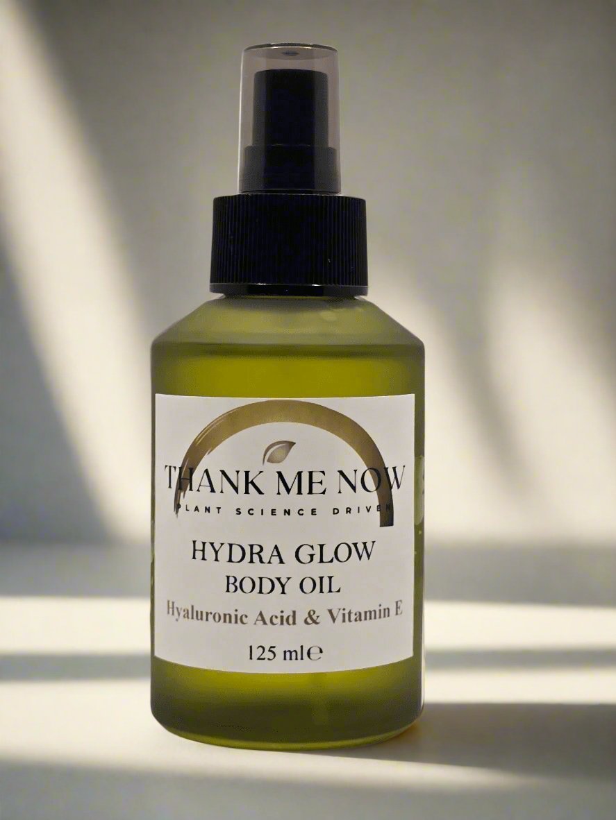 HydraGlow - Hyaluronic & Vitamin E Body Oil - Deep Hydration & Radiant Glow - Thank Me Now