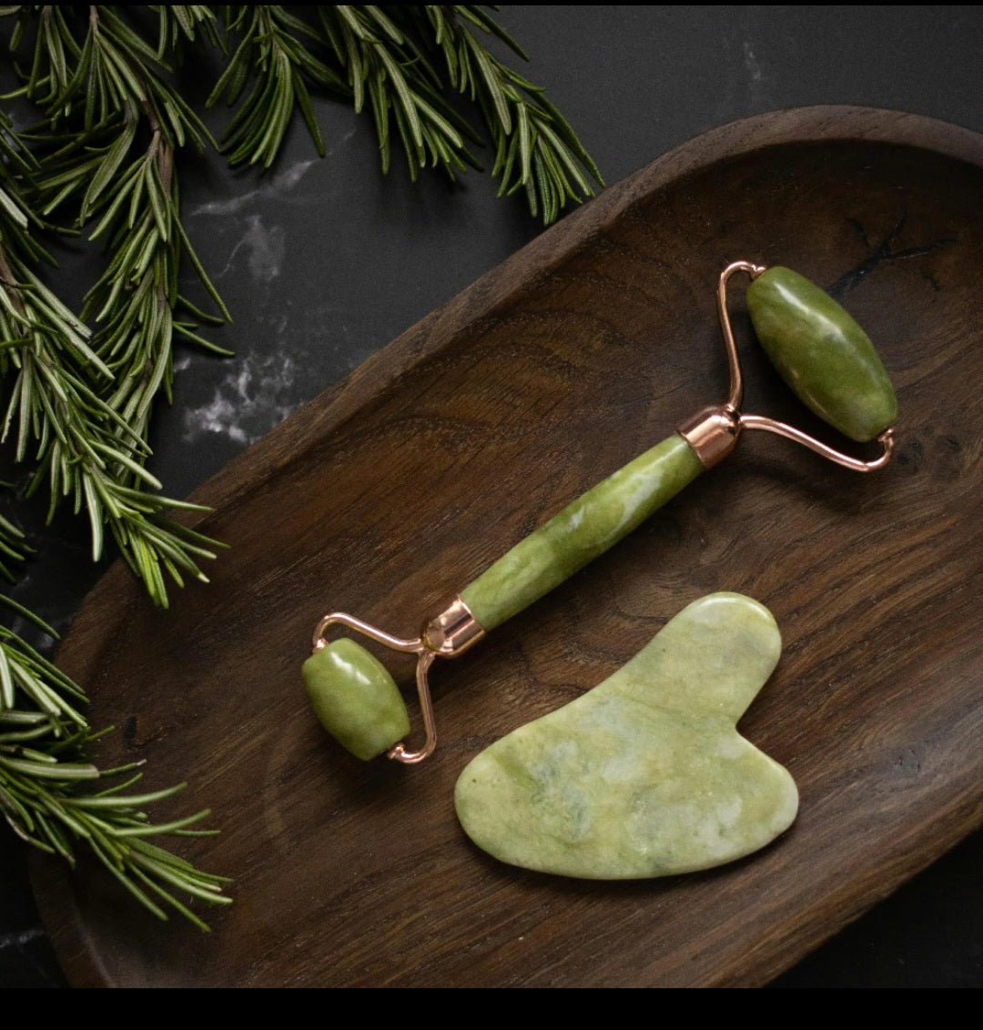 Jade Fusion Gua - Sha with Jade Roll On - Thank Me Now