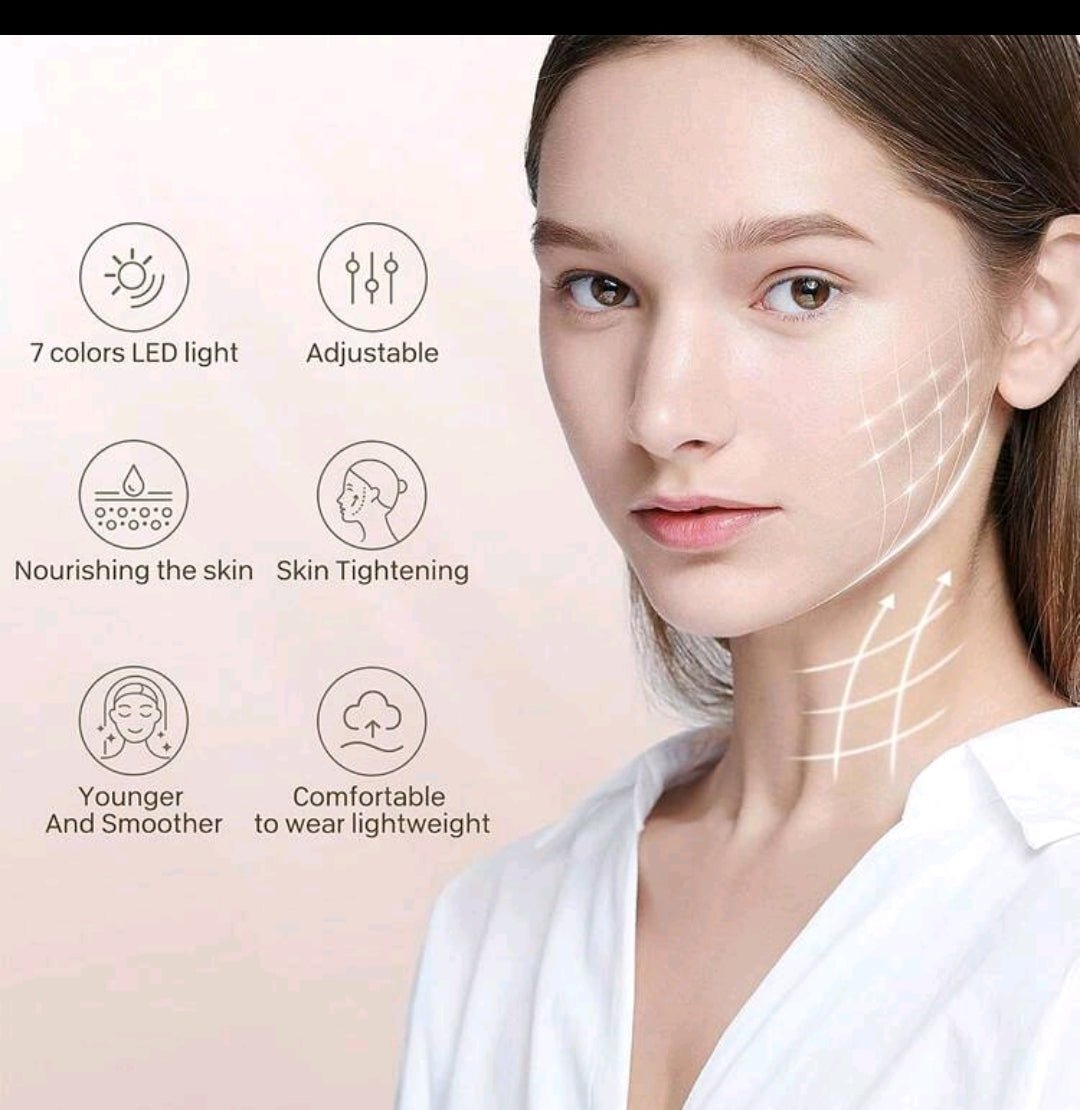 LED Face Mask - Infra - Red Light Therapy for Anti - Aging & Skin Rejuvenation - Thank Me Now