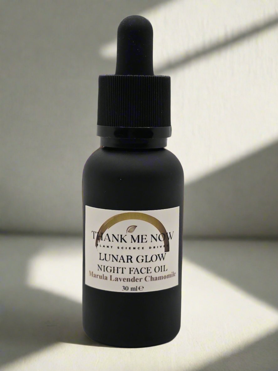 Lunar Glow Face Oil – Marula, Lavender, Chamomile & Frankincense - Thank Me Now