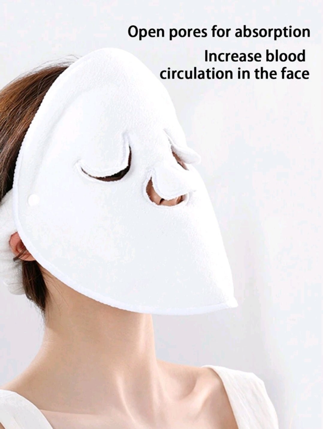 Reusable Hot Compress Facial Mask – Dual Hot & Cold Therapy for Deep Hydration & Relaxation - Thank Me Now