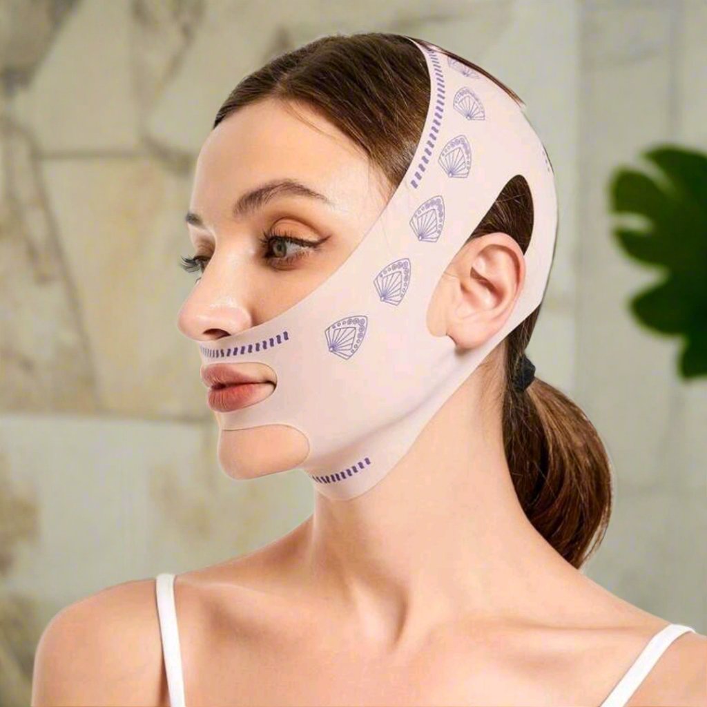 V Face Lifting Beauty Belt & Chin Mask – Sculpt, Lift & Tighten for a Defined Jawline - Thank Me Now