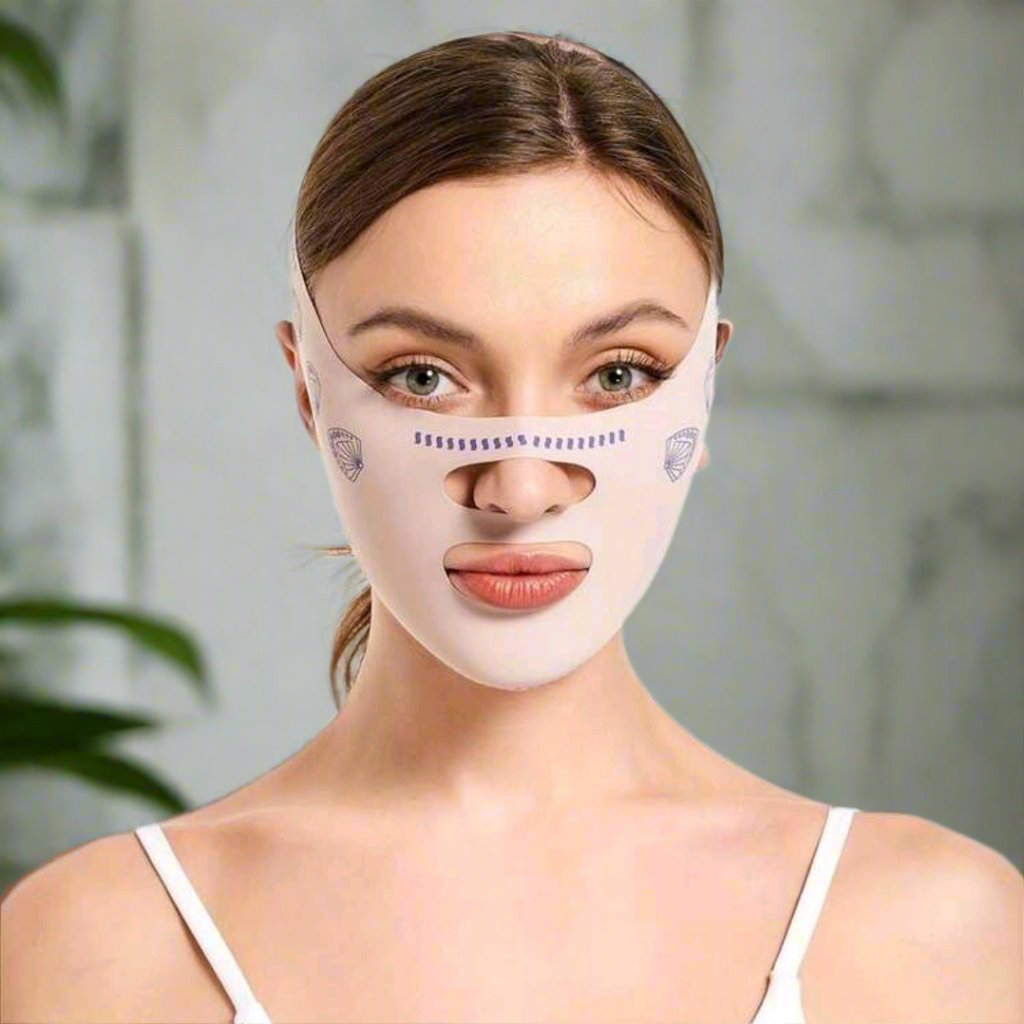 V Face Lifting Beauty Belt & Chin Mask – Sculpt, Lift & Tighten for a Defined Jawline - Thank Me Now